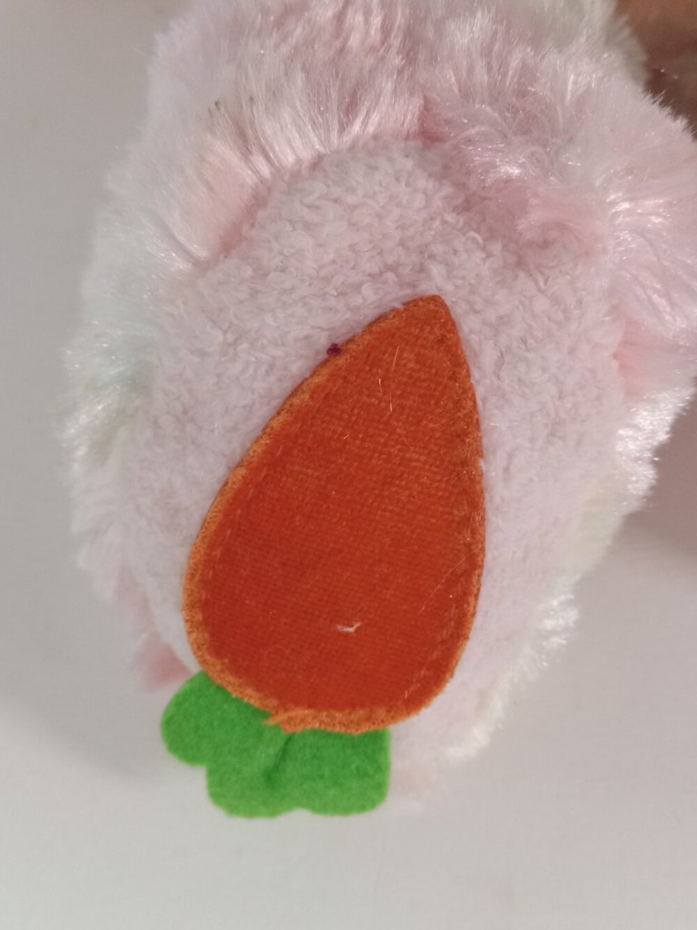 Pink Easter Bunny Rabbit Plush Floppy Carrot Foot Pastel Silky Walmart Tie-Dye - Picture 9 of 12
